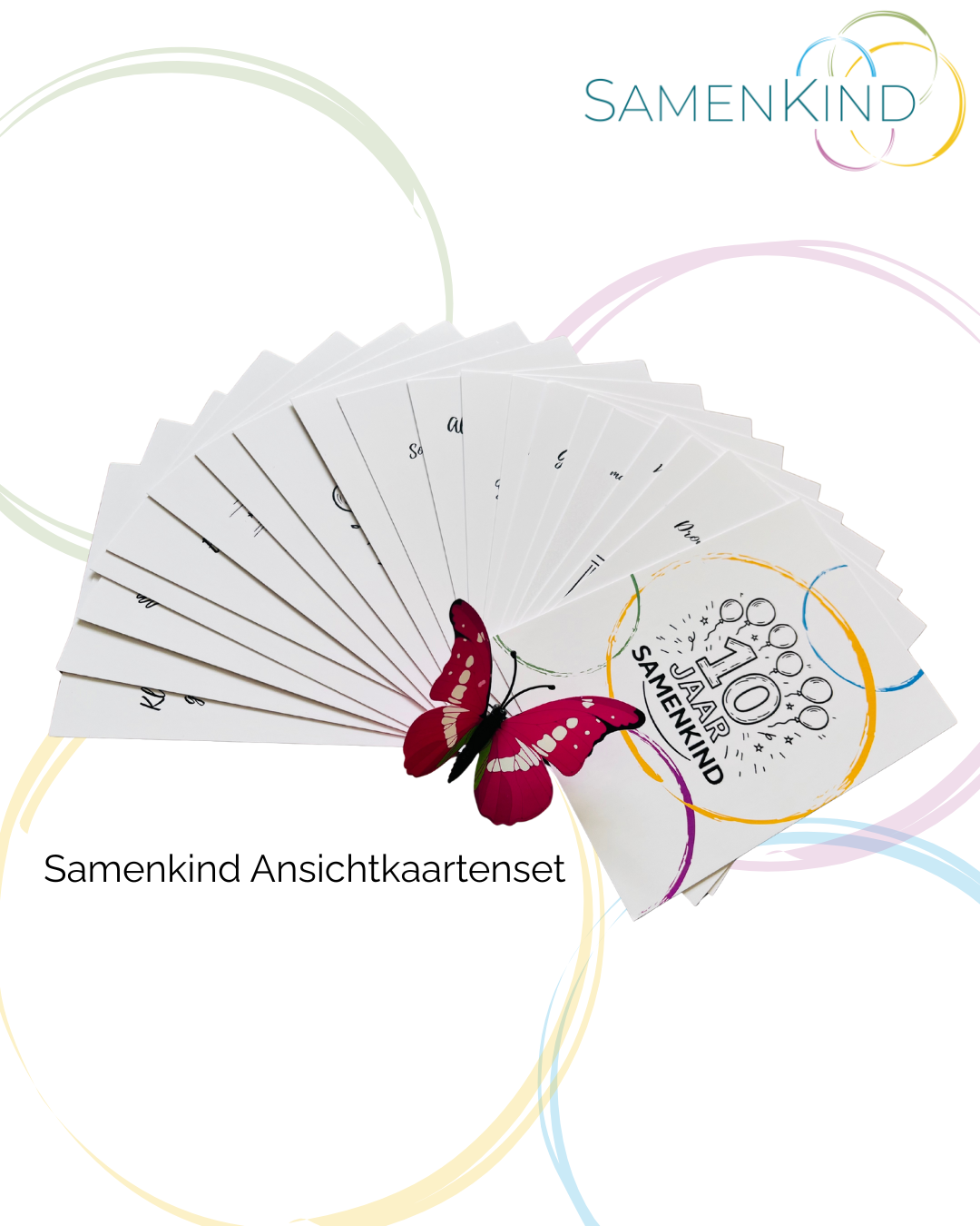 Samenkind ansichtkaartenset